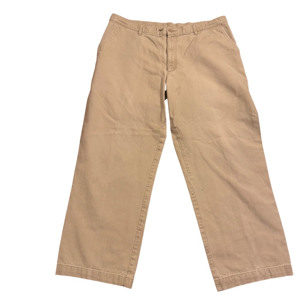 Patagonia Mens Organic‎ Cotton Canvas Chinos Pants Tan Beige Straight Leg 38x29